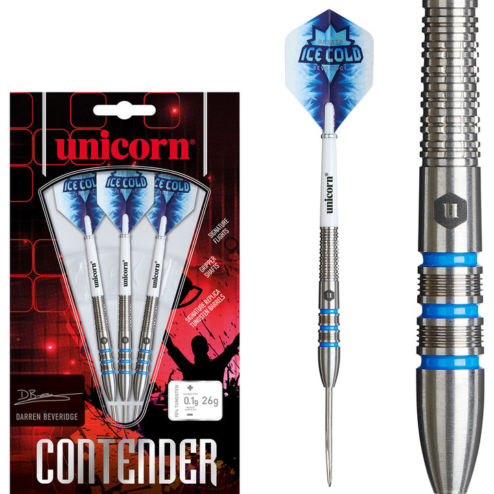 Darren Beveridge 90% Tungsten Steel Tip Darts by Unicorn