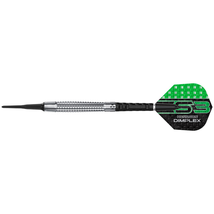 Dimplex S3 Tapered 90% Tungsten Soft Tip Darts by Harrows