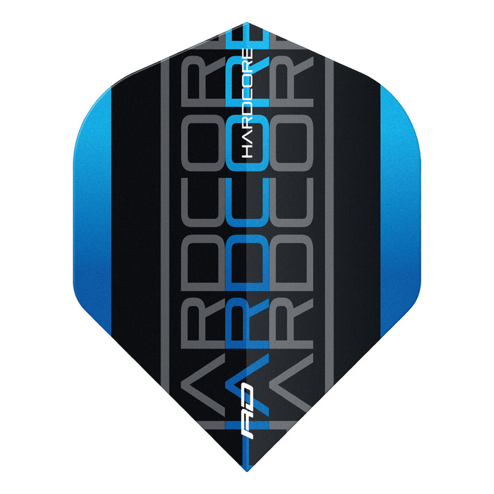 Hardcore XT Blue Triple Standard Dart Flights by Red Dragon