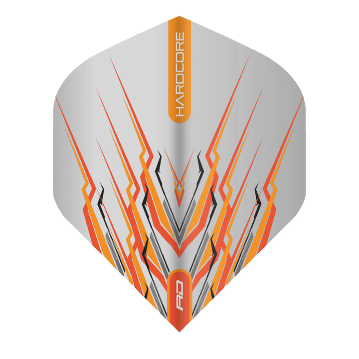 Hardcore Snakebite Orange Mohawk Standard Dart Flights by Red Dragon