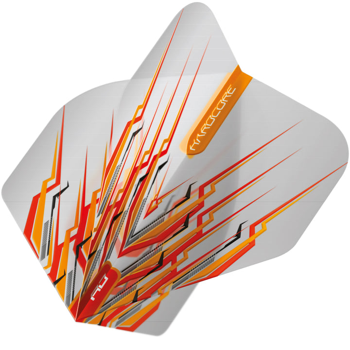 Hardcore Snakebite Orange Mohawk Standard Dart Flights by Red Dragon