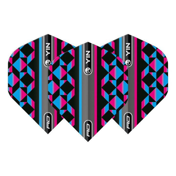 Yin Yang Multi-Colour Standard Dart Flights by Red Dragon