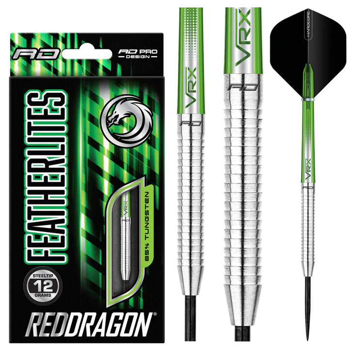 Featherlite 2 85% Tungsten Steel Tip Darts by Red Dragon