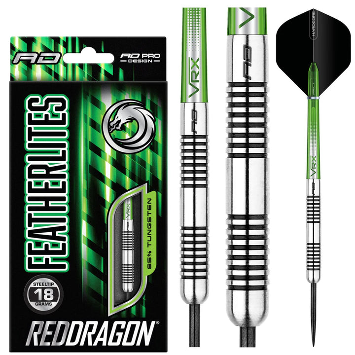 Featherlite 7 85% Tungsten Steel Tip Darts by Red Dragon