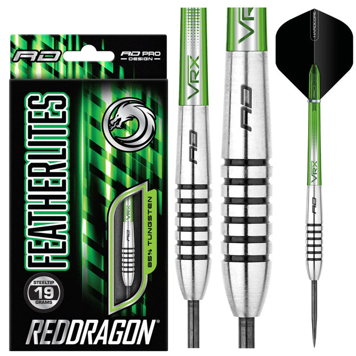 Featherlite 9 85% Tungsten Steel Tip Darts by Red Dragon