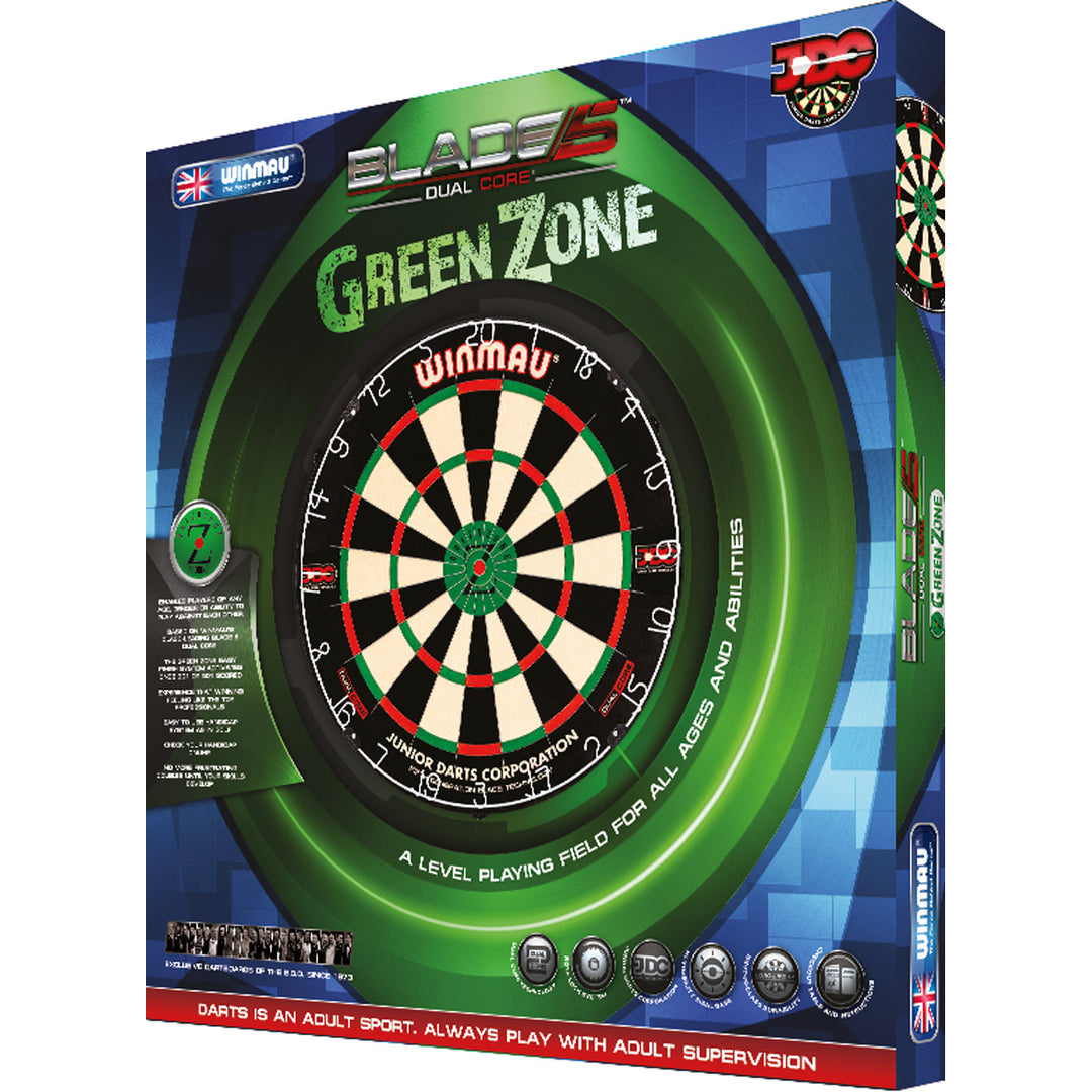 Winmau Green Zone Blade 5 Dual Core Dartboard
