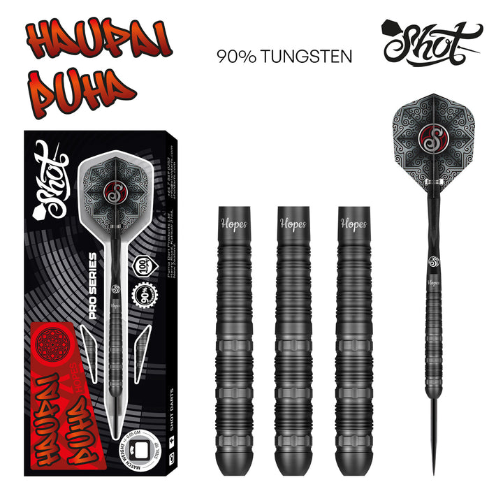 Haupai Puha 2.0 90% Tungsten Steel Tip Darts by Shot