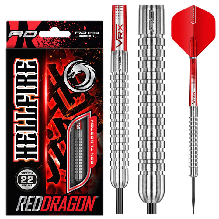 Hell Fire A 80% Tungsten Steel Tip Darts by Red Dragon