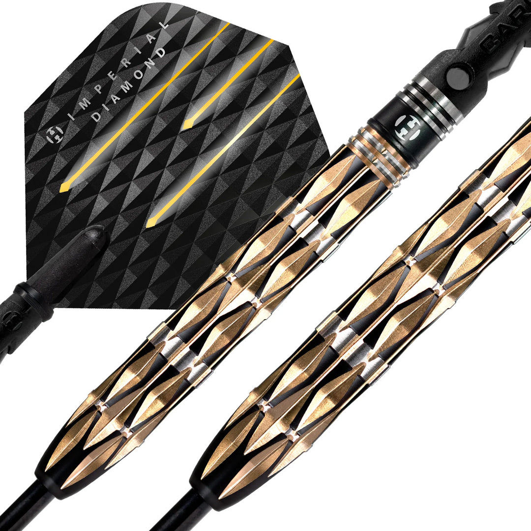 Imperial Diamond 90% Tungsten Steel Tip Darts by Harrows