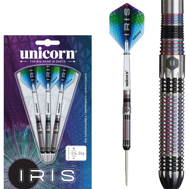 Iris 90% Tungsten Steel Tip Darts by Unicorn