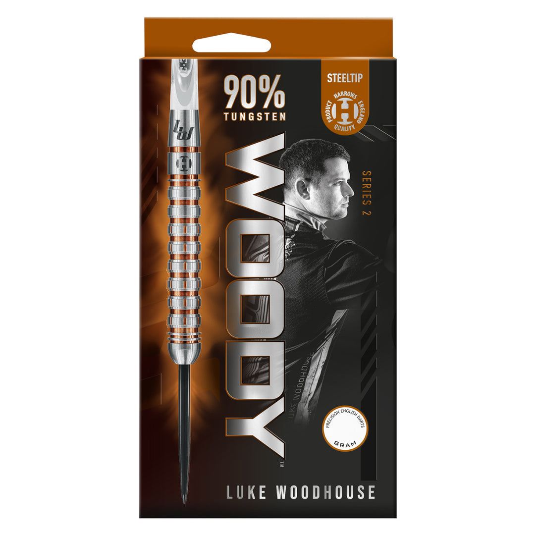 Luke Woodhouse Series 2 90% Tungsten Steel Tip Darts by Harrows