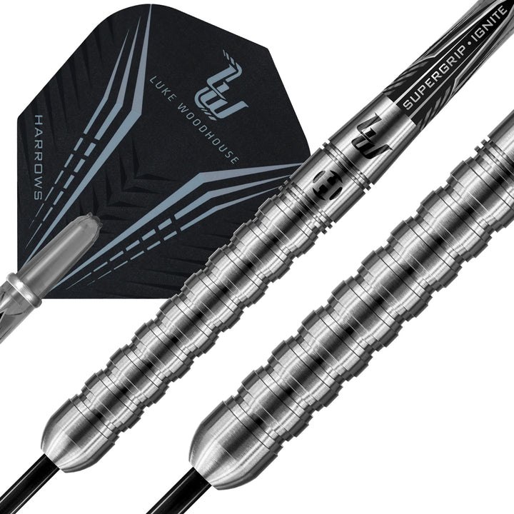 Luke Woodhouse 90% Tungsten Steel Tip Darts by Harrows