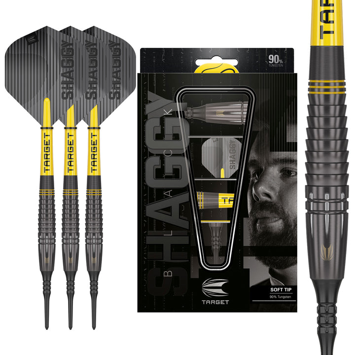 Scott Williams Black 90% Tungsten Soft Tip Darts by Target