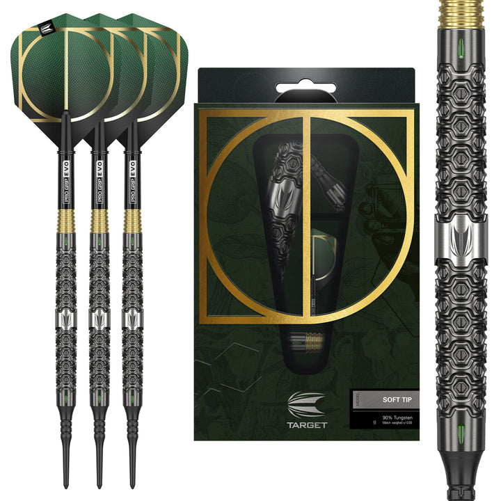 Cult 10 90% Tungsten Soft Tip Darts by Target