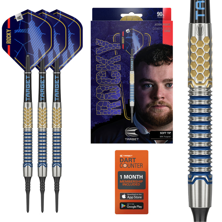 Josh Rock G1 90% Tungsten Soft Tip Darts by Target