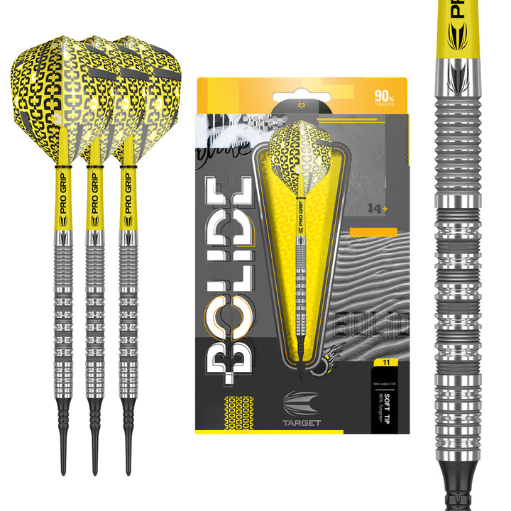 Bolide 11 90% Tungsten Soft Tip Darts by Target