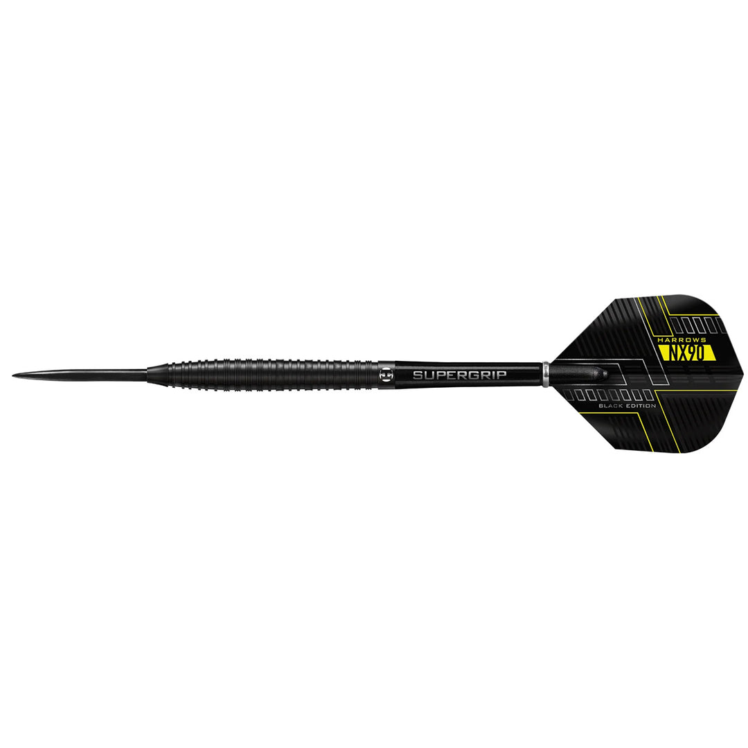 NX90 Black Edition 90% Tungsten Steel Tip Darts by Harrows