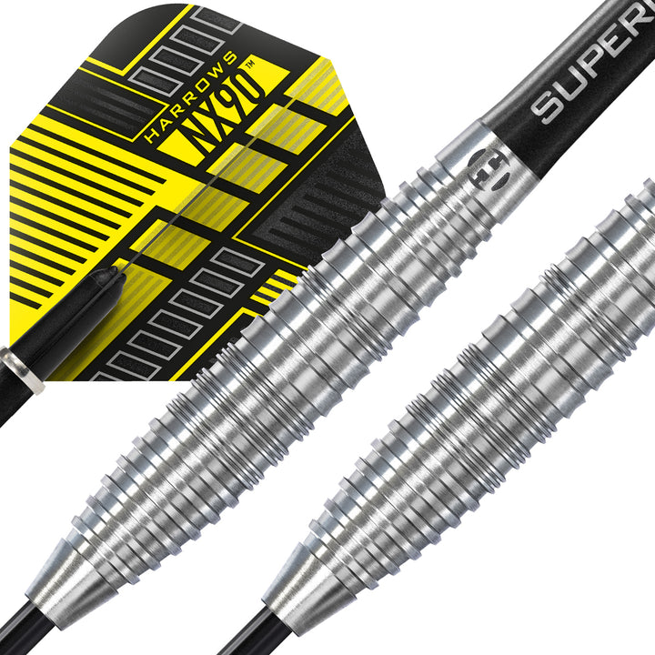 NX90 Bomb 90% Tungsten Steel Tip Darts by Harrows