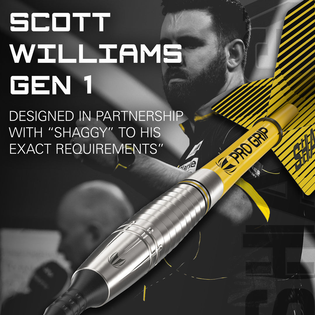 Scott Williams G1 90% Tungsten Soft Tip Darts by Target