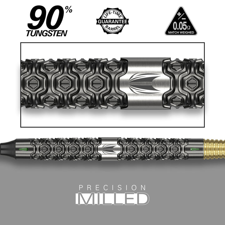 Cult 10 90% Tungsten Soft Tip Darts by Target