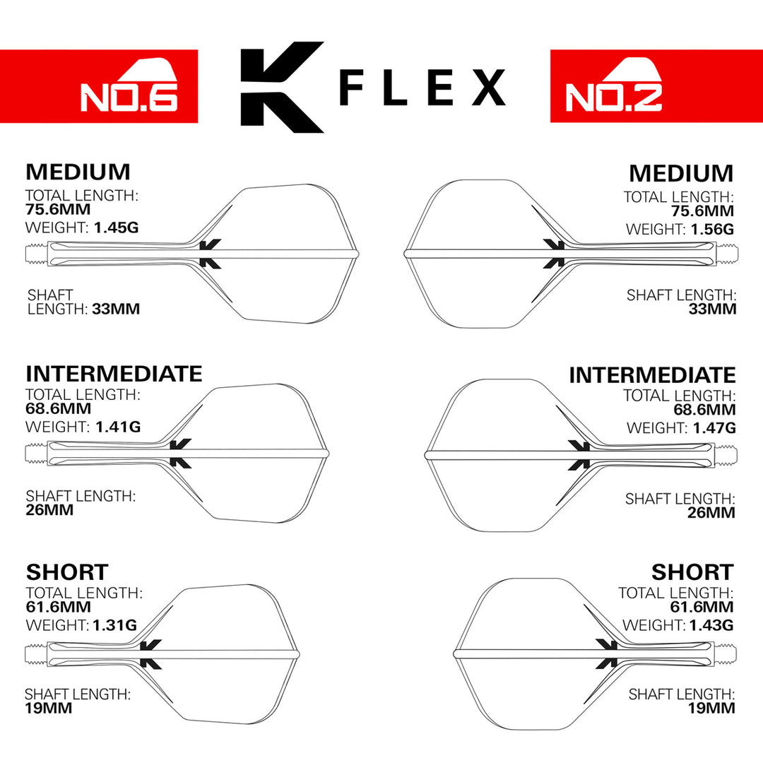 Gabriel Clemens No2 K-Flex One Piece Dart Flights by Target