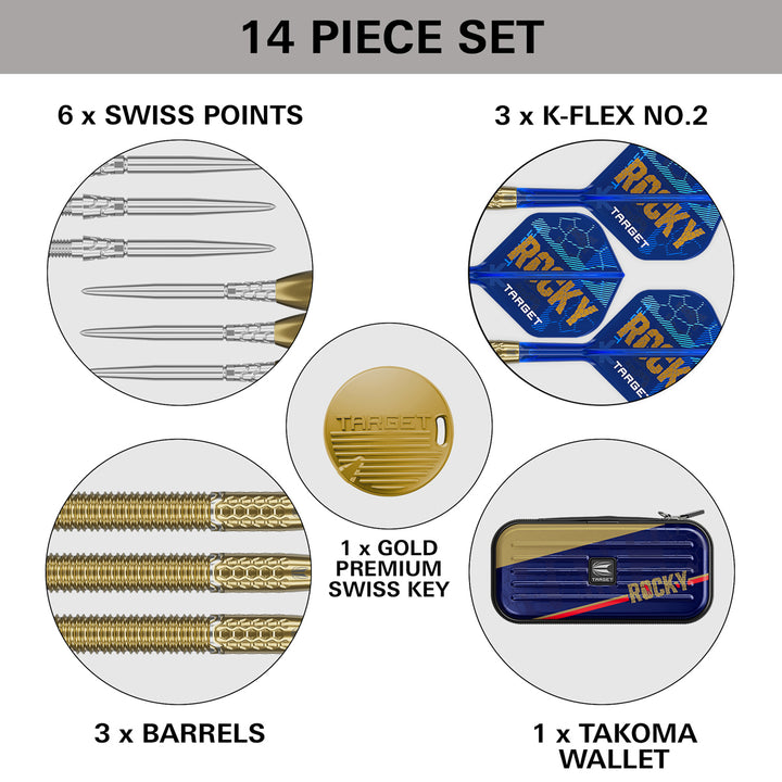 Josh Rock Limited Edition 95% Tungsten SP Steel Tip Darts by Target