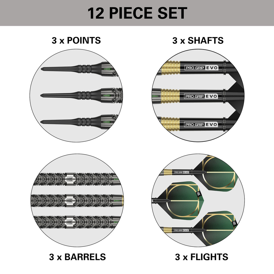 Cult 11 90% Tungsten Soft Tip Darts by Target