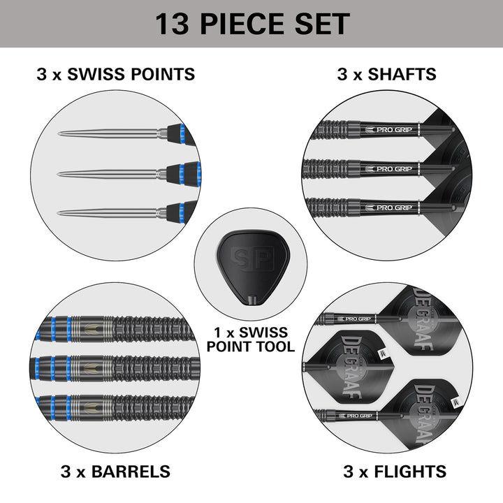 Jeffrey De Graaf 90% Tungsten SP Steel Tip Darts by Target