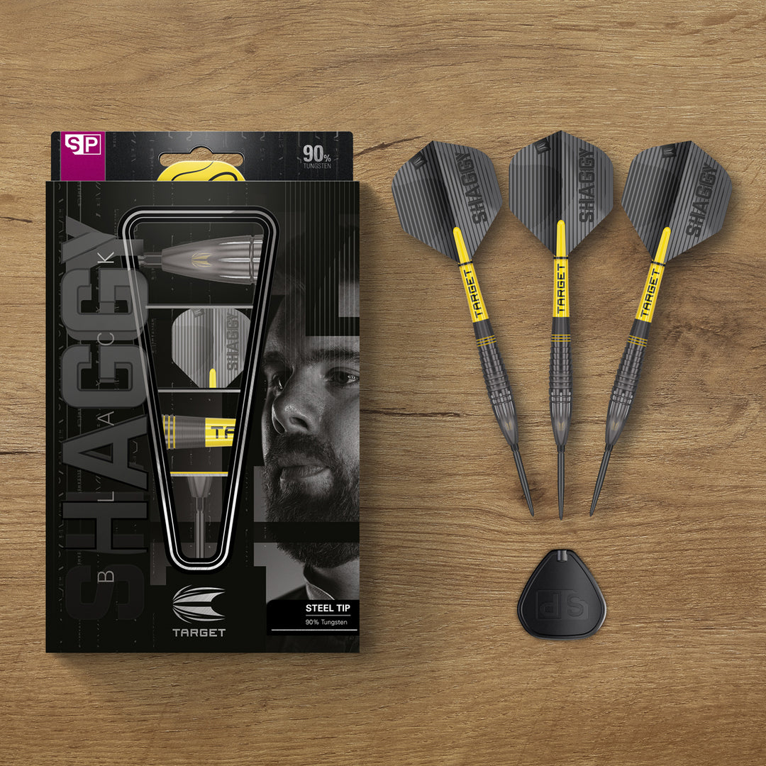 Scott Williams Black 90% Tungsten SP Steel Tip Darts by Target