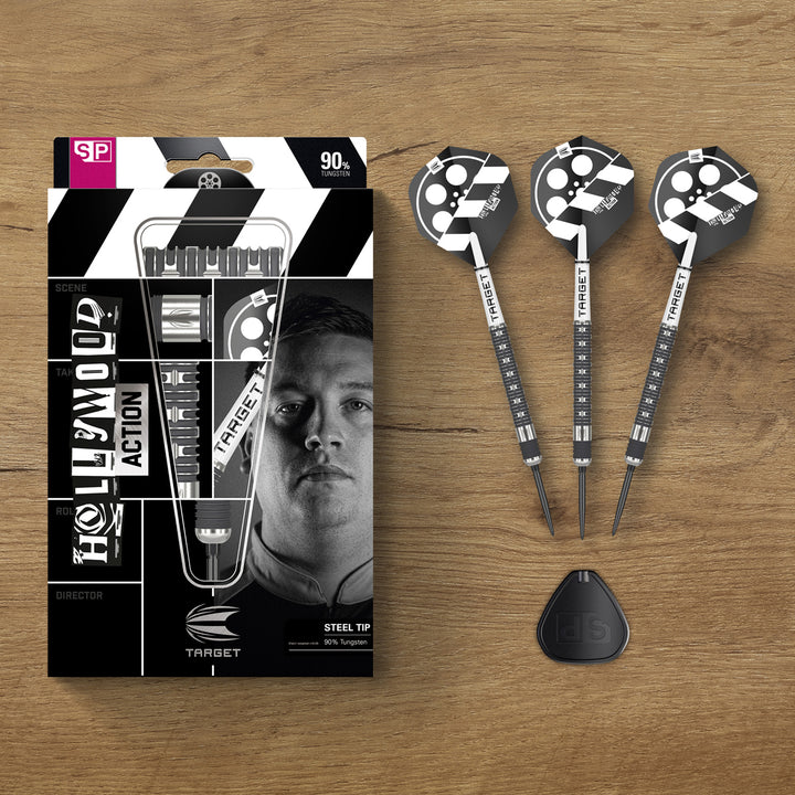 Hollywood Action 90% Tungsten SP Steel Tip Darts by Target