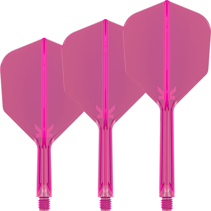 K-Flex Neon Pink No6 One Piece Dart Flights by Target