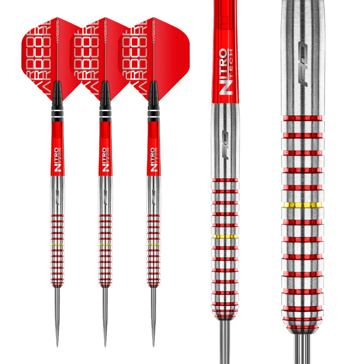 Richie Burnett 90% Tungsten Steel Tip Darts by Red Dragon