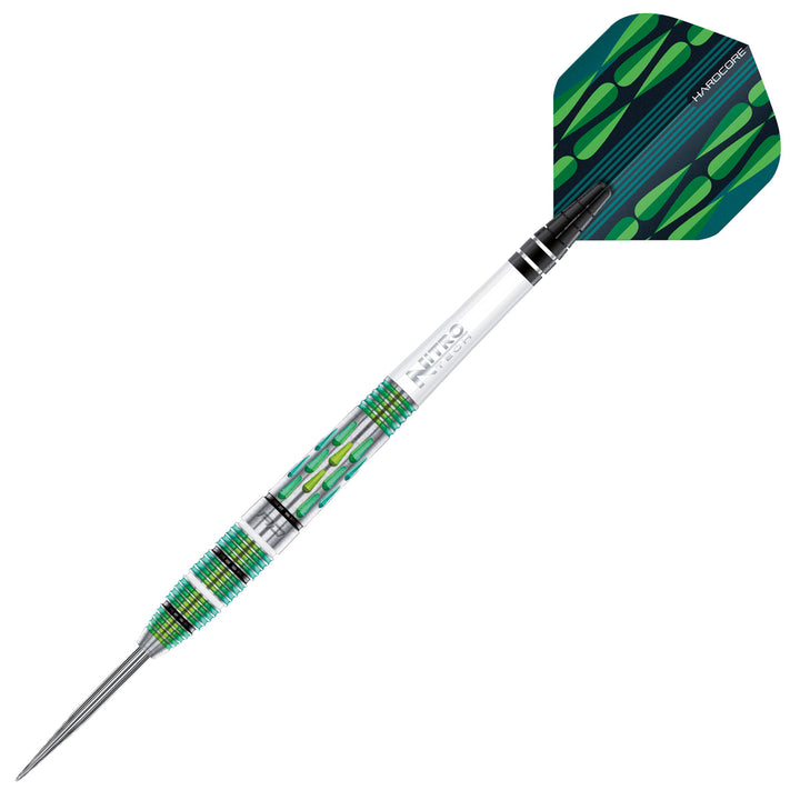 Artura Screamin' Green 90% Tungsten Steel Tip Darts by Red Dragon