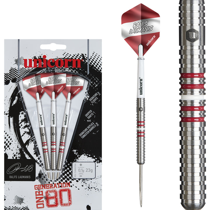 Ralfs Laumanis 90% Tungsten Steel Tip Darts by Unicorn