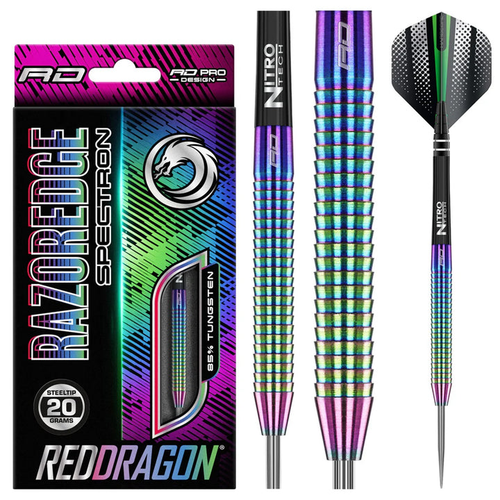 Razor Edge Spectron 85% Tungsten Steel Tip Darts by Red Dragon