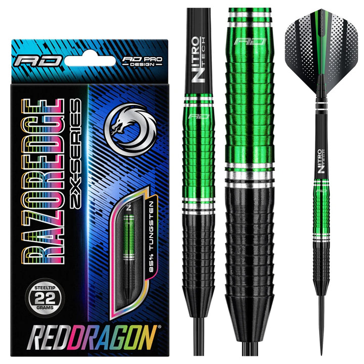 Razor Edge ZX-2 85% Tungsten Steel Tip Darts by Red Dragon