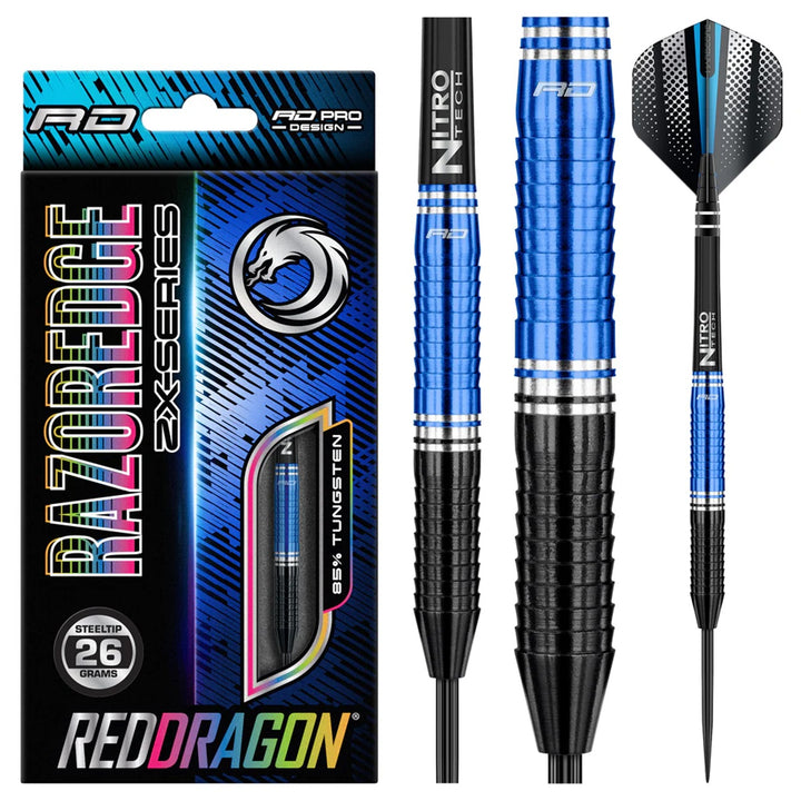 Razor Edge ZX-3 85% Tungsten Steel Tip Darts by Red Dragon