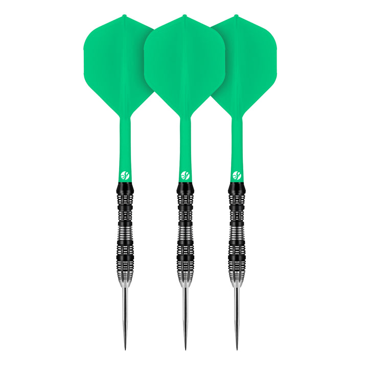 Flight Deck Green One Piece Dart Flight and Shaft System by Shot