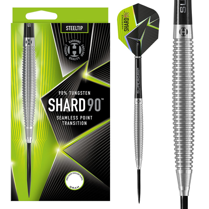 Shard 90% Tungsten Steel Tip Darts by Harrows