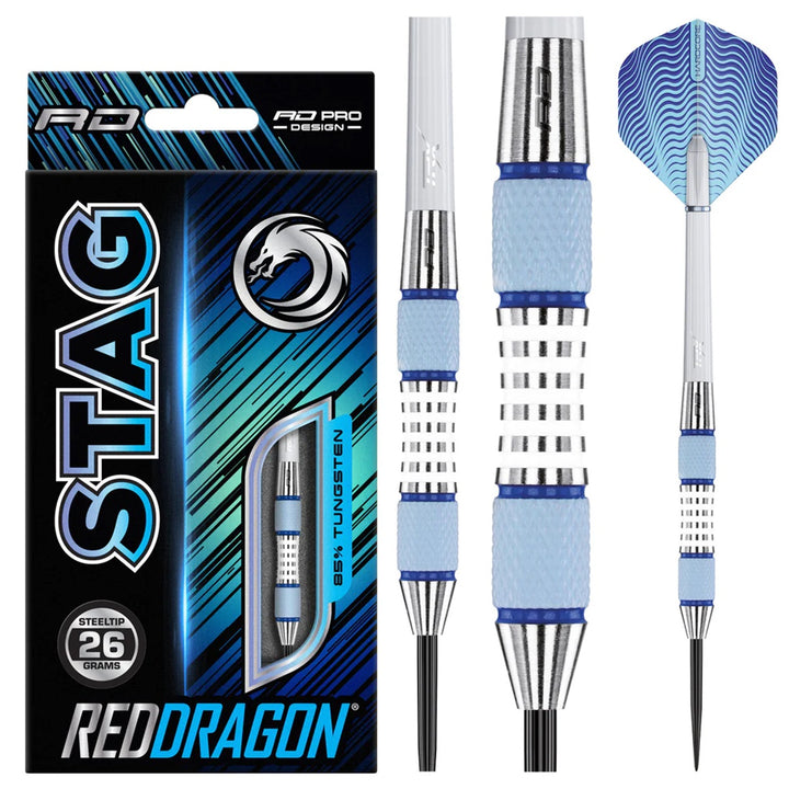 Stag 85% Tungsten Steel Tip Darts by Red Dragon