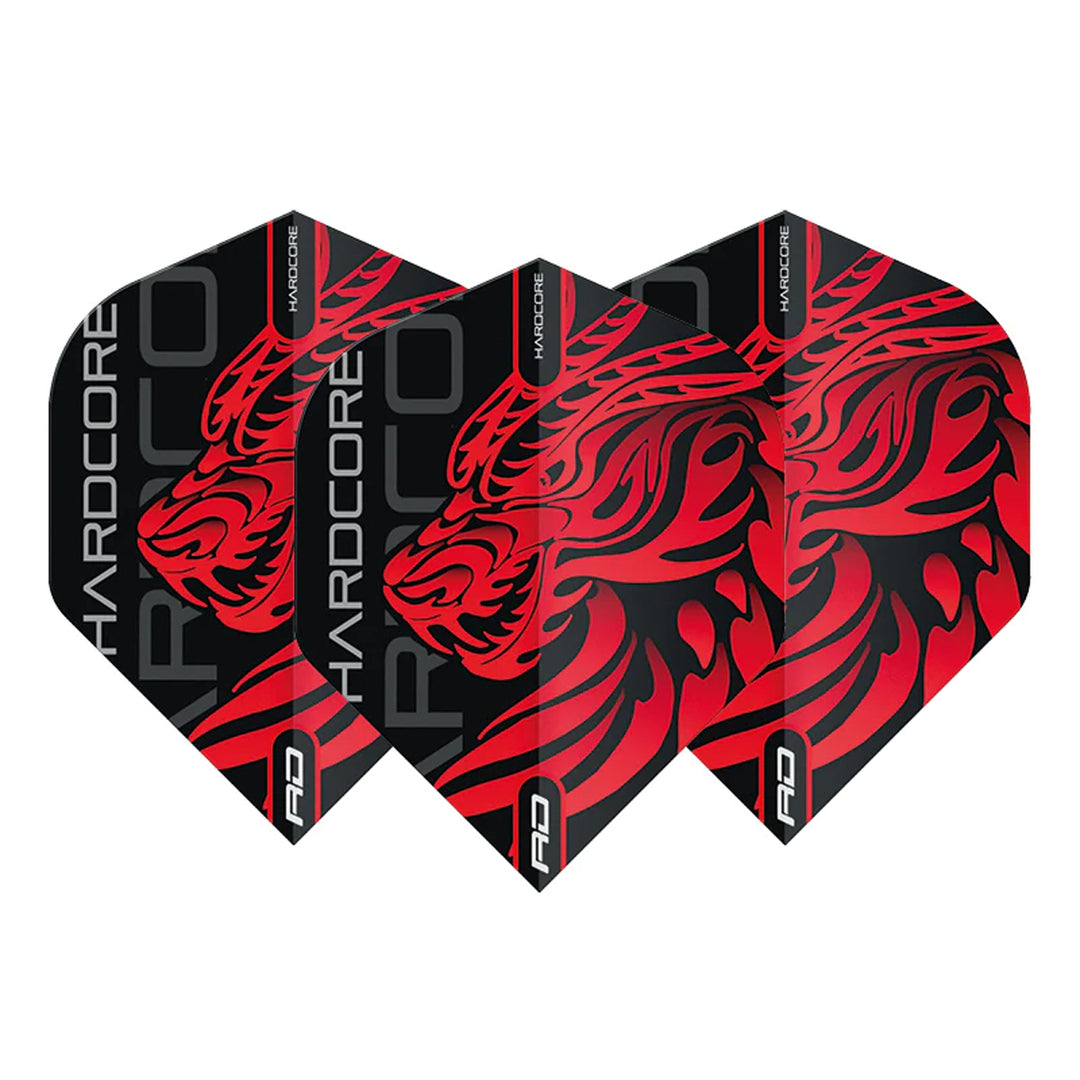 Hardcore Jonny Clayton Dragon Standard Dart Flights by Red Dragon