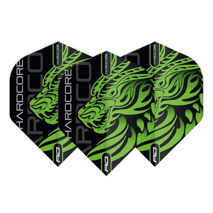 Jonny Clayton Green Dragon Standard Dart Flights by Red Dragon