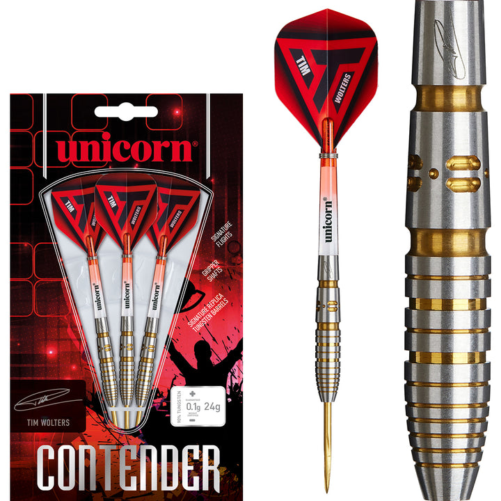 Tim Wolters 90% Tungsten Steel Tip Darts by Unicorn