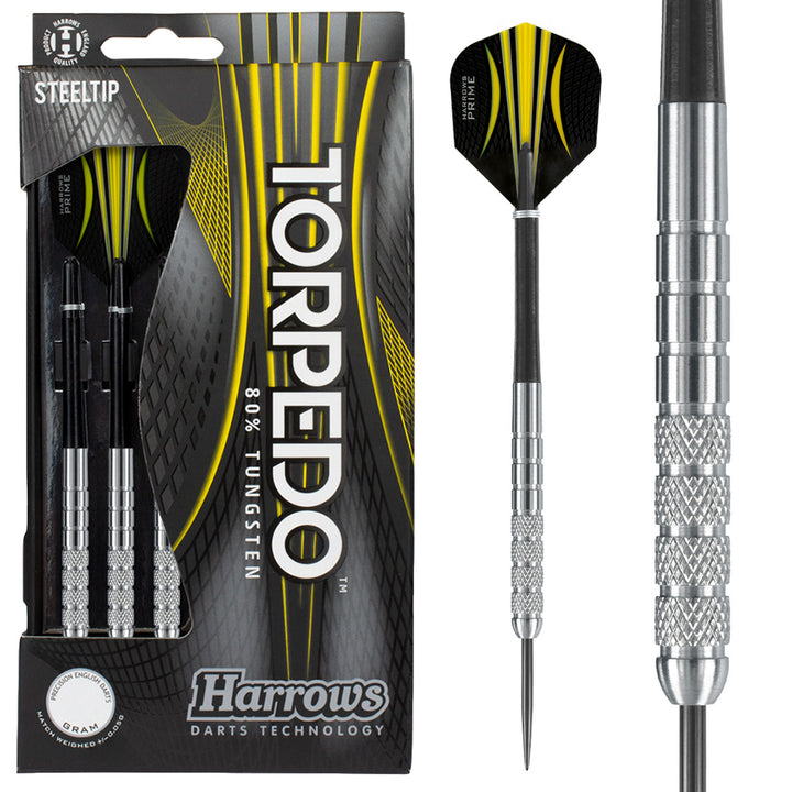 Harrows Torpedo K1 Barrel 80% Tungsten Steel Tip Darts