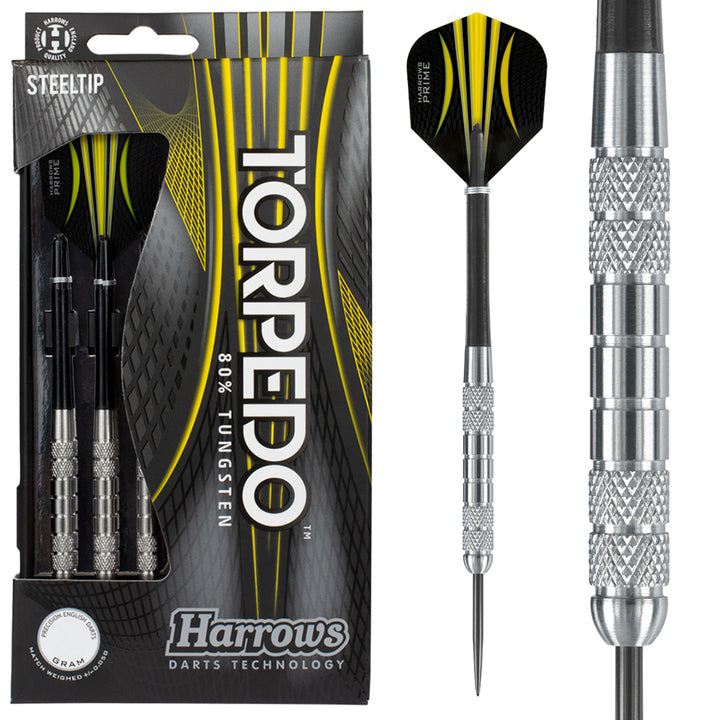 Harrows Torpedo K2 Barrel 80% Tungsten Steel Tip Darts