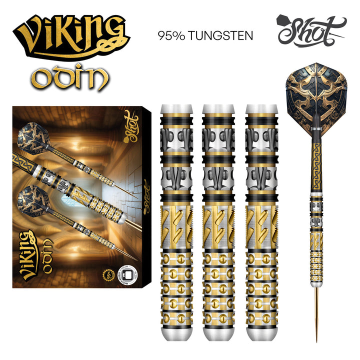 Viking Odin 95% Tungsten Steel Tip Darts by Shot