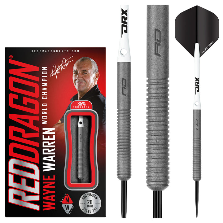 Wayne Warren 85% Tungsten Steel Tip Darts by Red Dragon