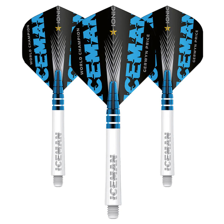 Gerwyn Price World Champion Nitro Ionic & Hardcore Combo White by Red Dragon - 2 Sets