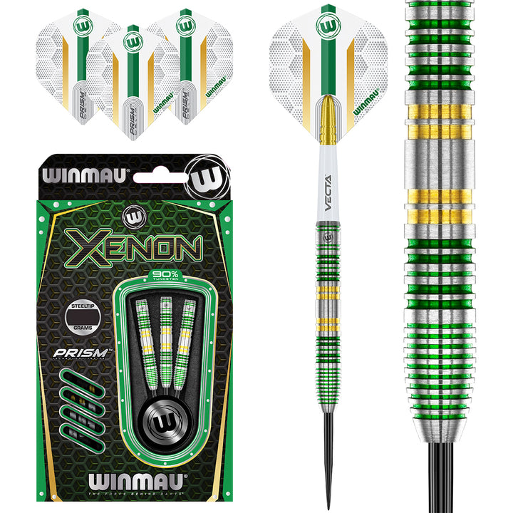 Xenon 90% Tungsten Steel Tip Darts by Winmau