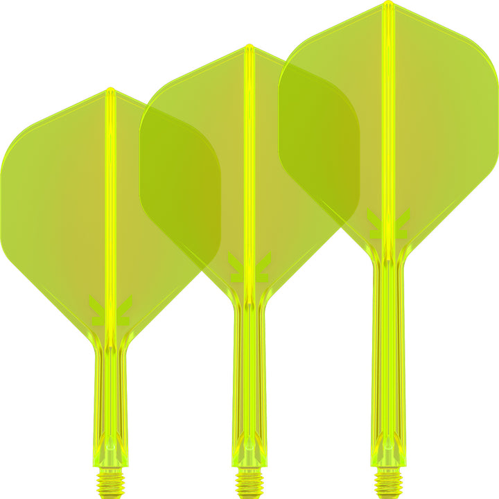 K-Flex Neon Yellow No2 One Piece Dart Flights by Target